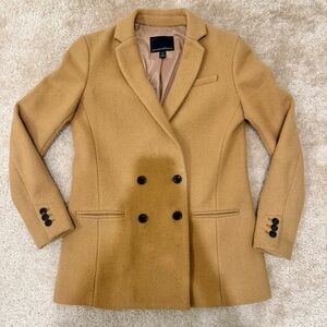 Banana Republic Camel Double-Breasted Blazer